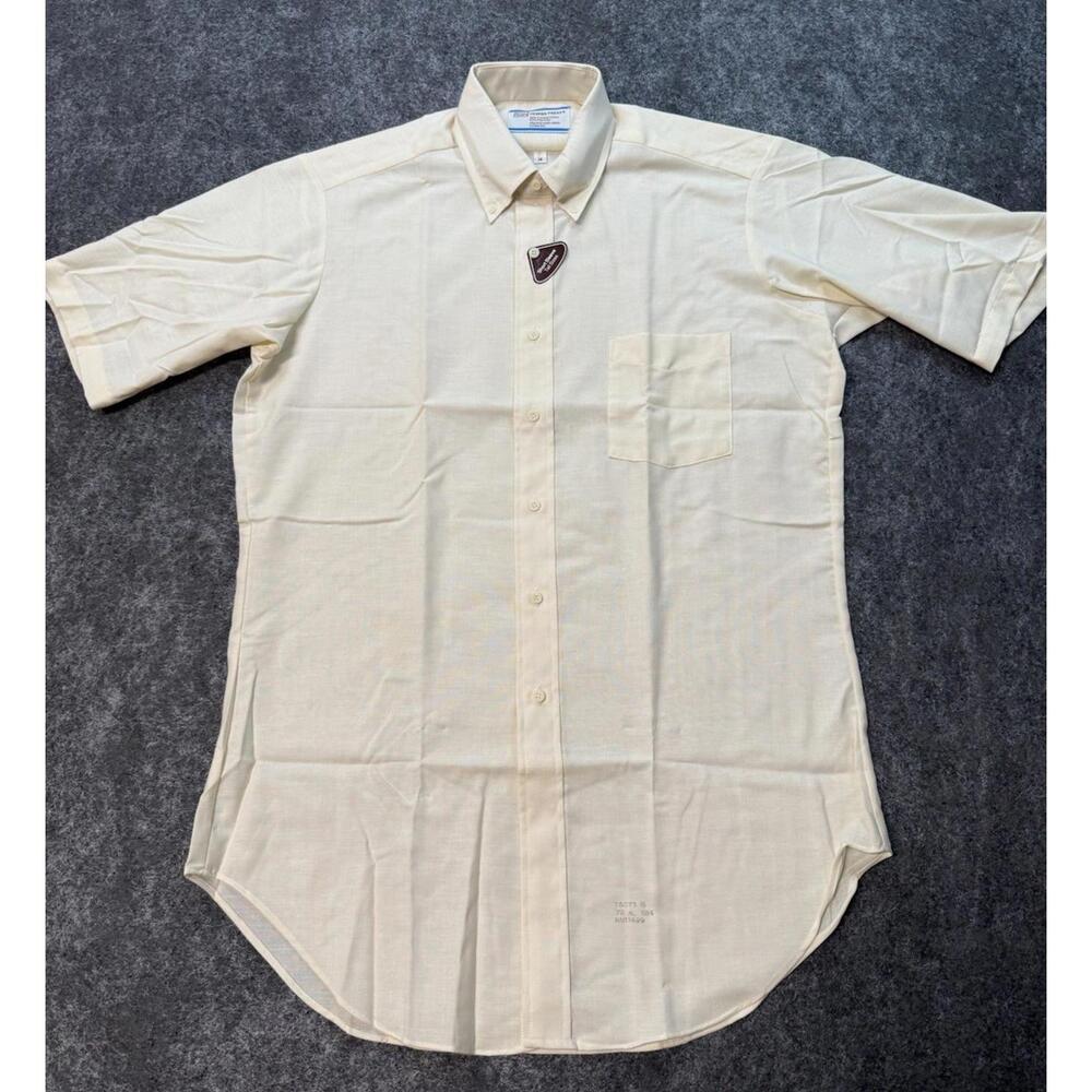 NEW Vintage Sears Perma-Prest Button Shirt Men's Size 16 Tall NWT